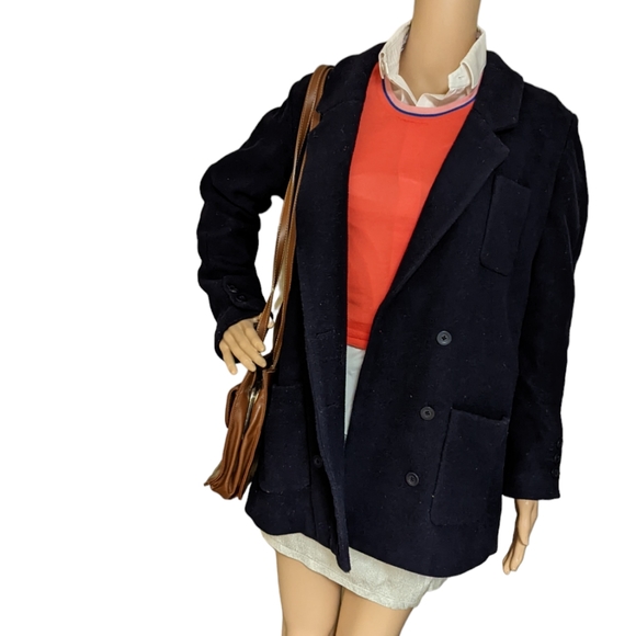 Urban Outfitters BDG navy blue peacoat - Picture 3 of 16